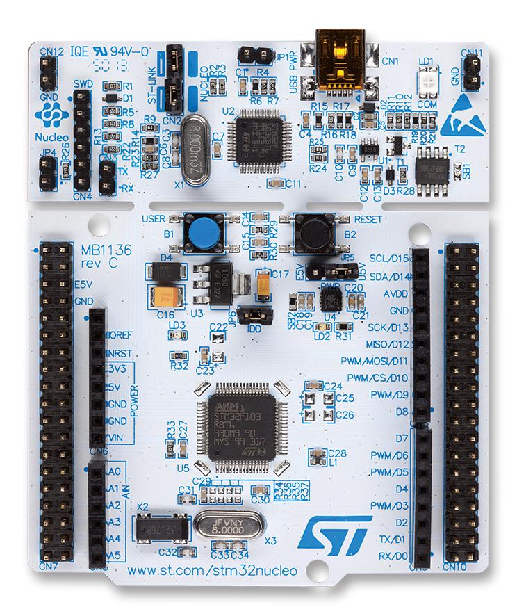 NUCLEO F103-RB board
