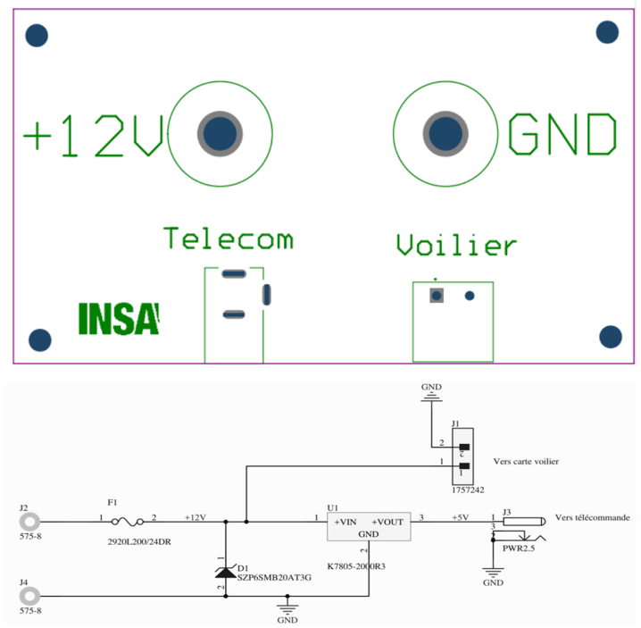 Power input and regulation stage