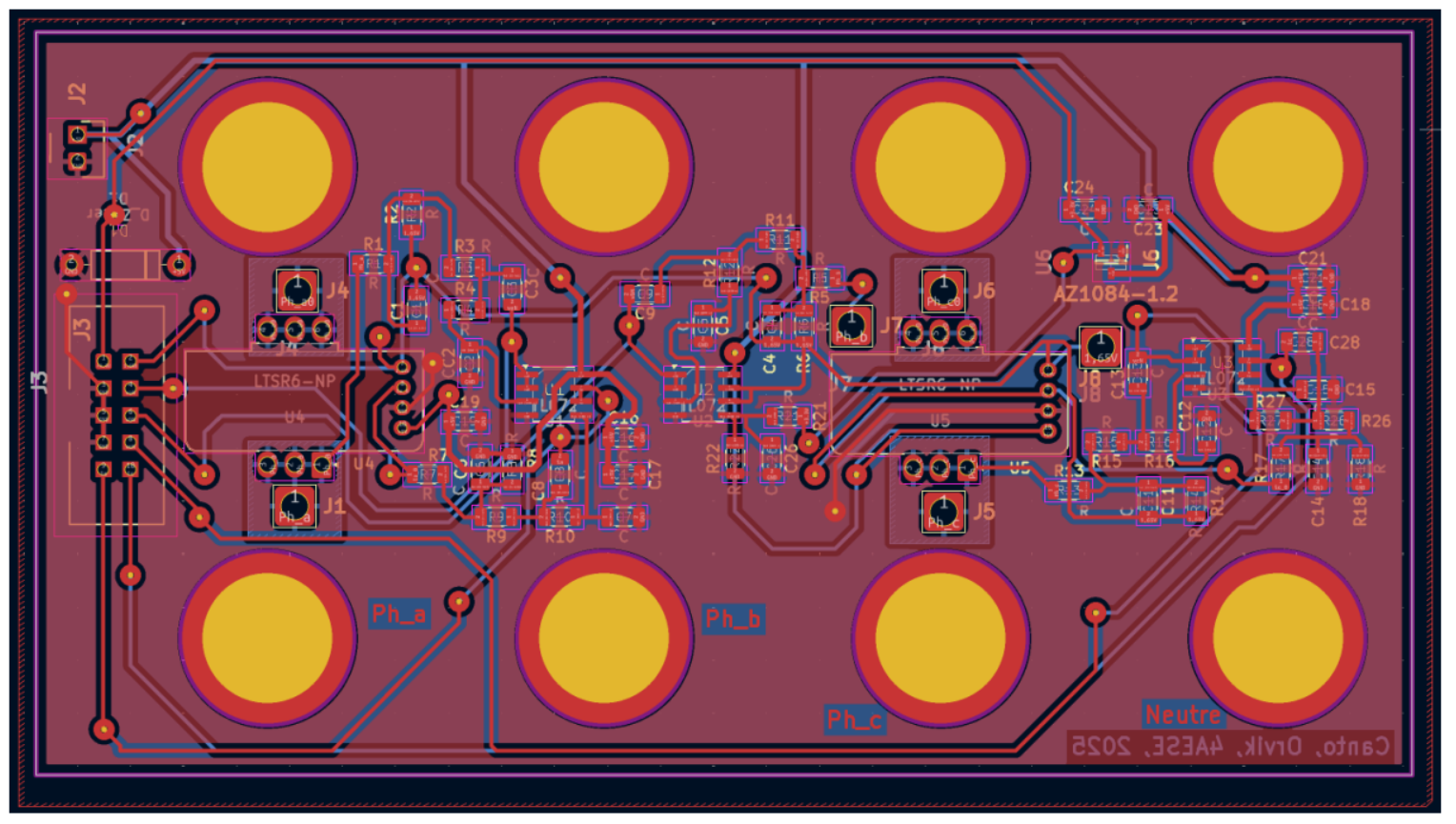 Analog board layout