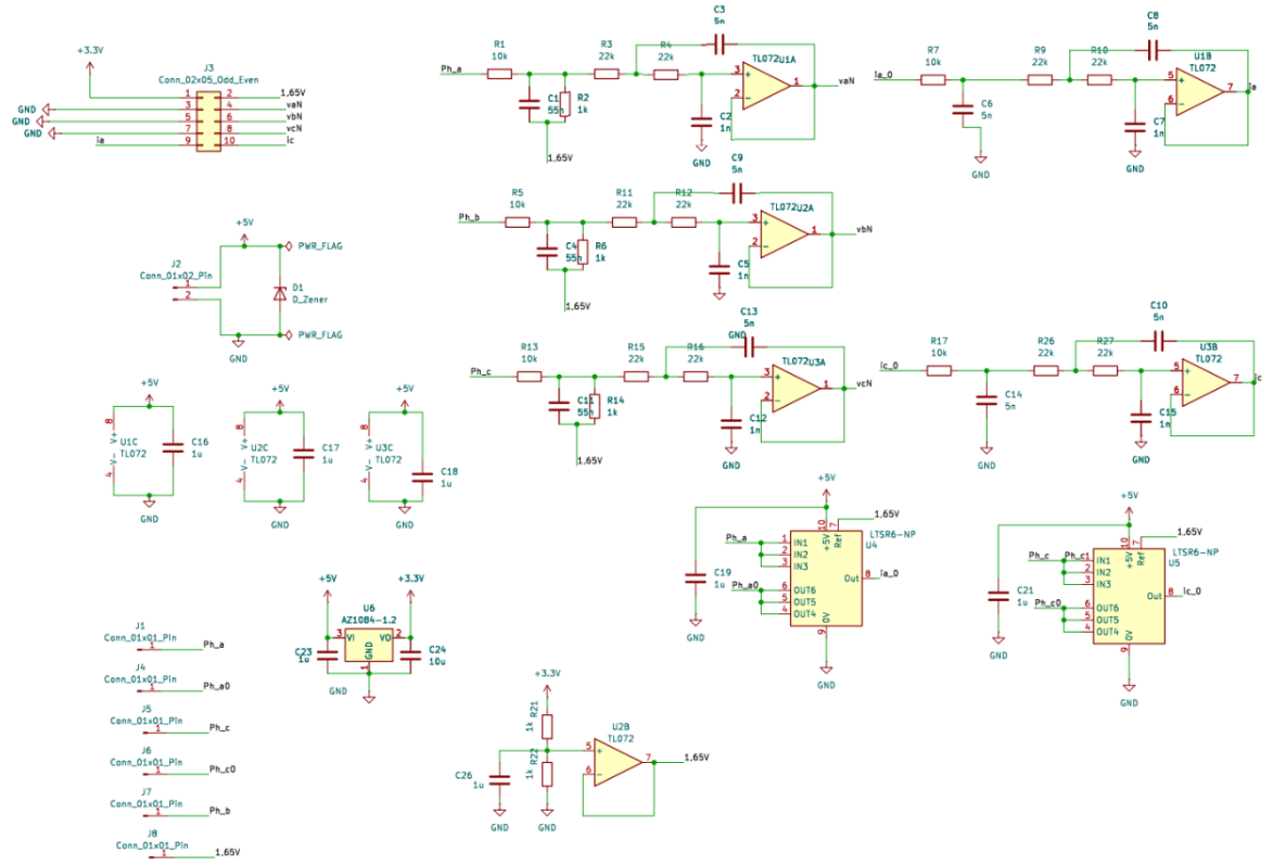 Analog stage schematic